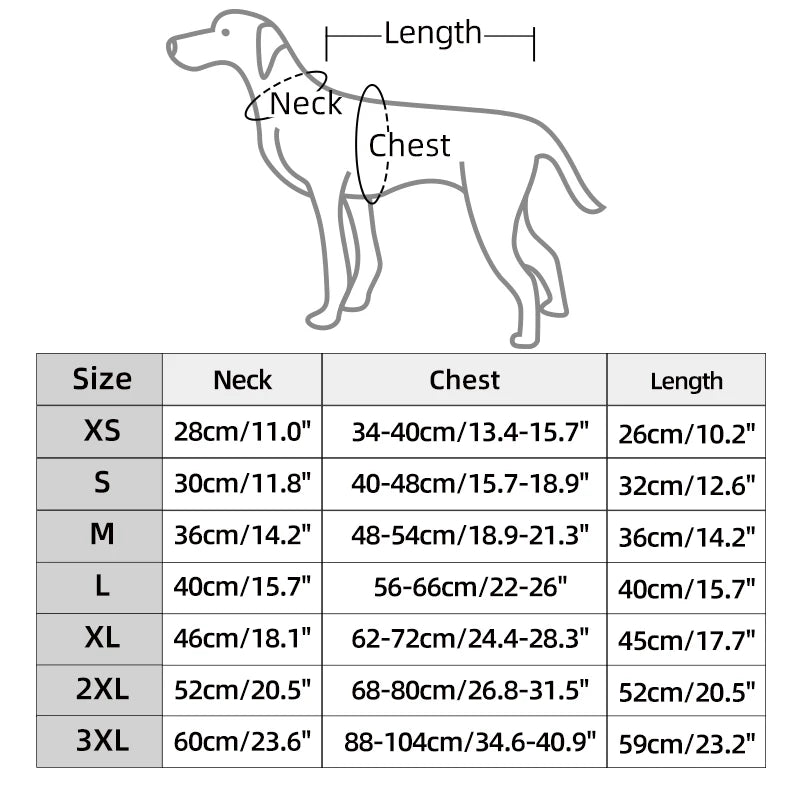 (XS–3XL) Waterdichte Hondenjas – Dubbelzijdig, Warm & Zacht  Herfst/Winter Jas voor Kleine, Middelgrote & Grote Honden