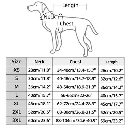(XS–3XL) Waterdichte Hondenjas – Dubbelzijdig, Warm & Zacht  Herfst/Winter Jas voor Kleine, Middelgrote & Grote Honden