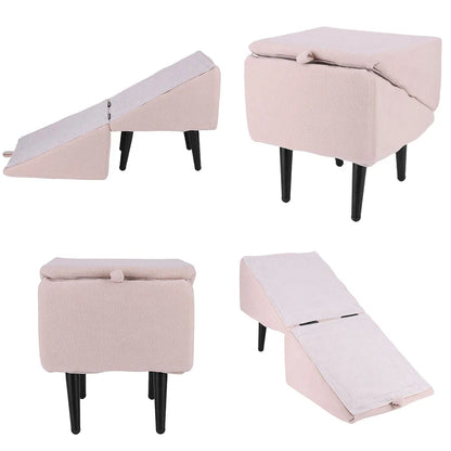 2-in-1 Multifunctionele Hondenloopplank & Trap – Opvouwbaar, Antislip & Geschikt voor Honden en Katten