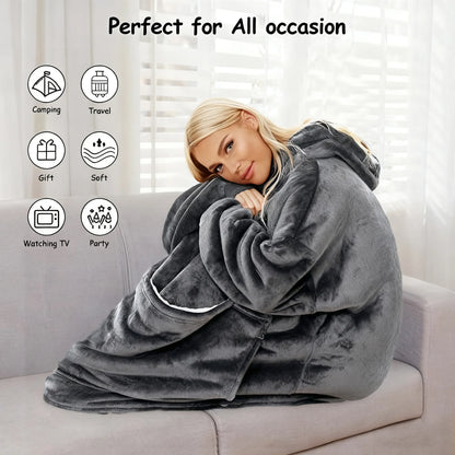 Dikke Flanel Outdoor Hoodie – Warm, Comfortabel & Stijlvol
Lange Mouwen | Zak | Ronde Hals | Voor Dames