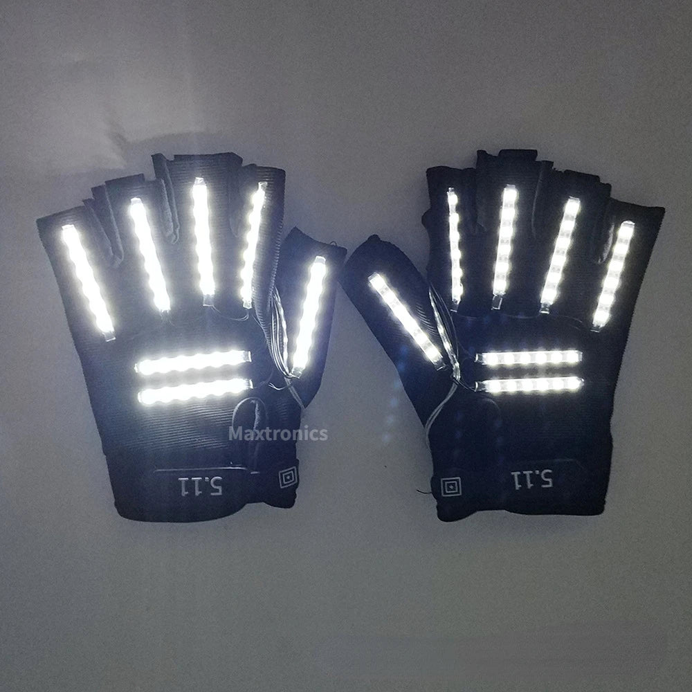 LED Cosplay Handschoenen – 6 Kleuren Lichtshow aan je Handen!
