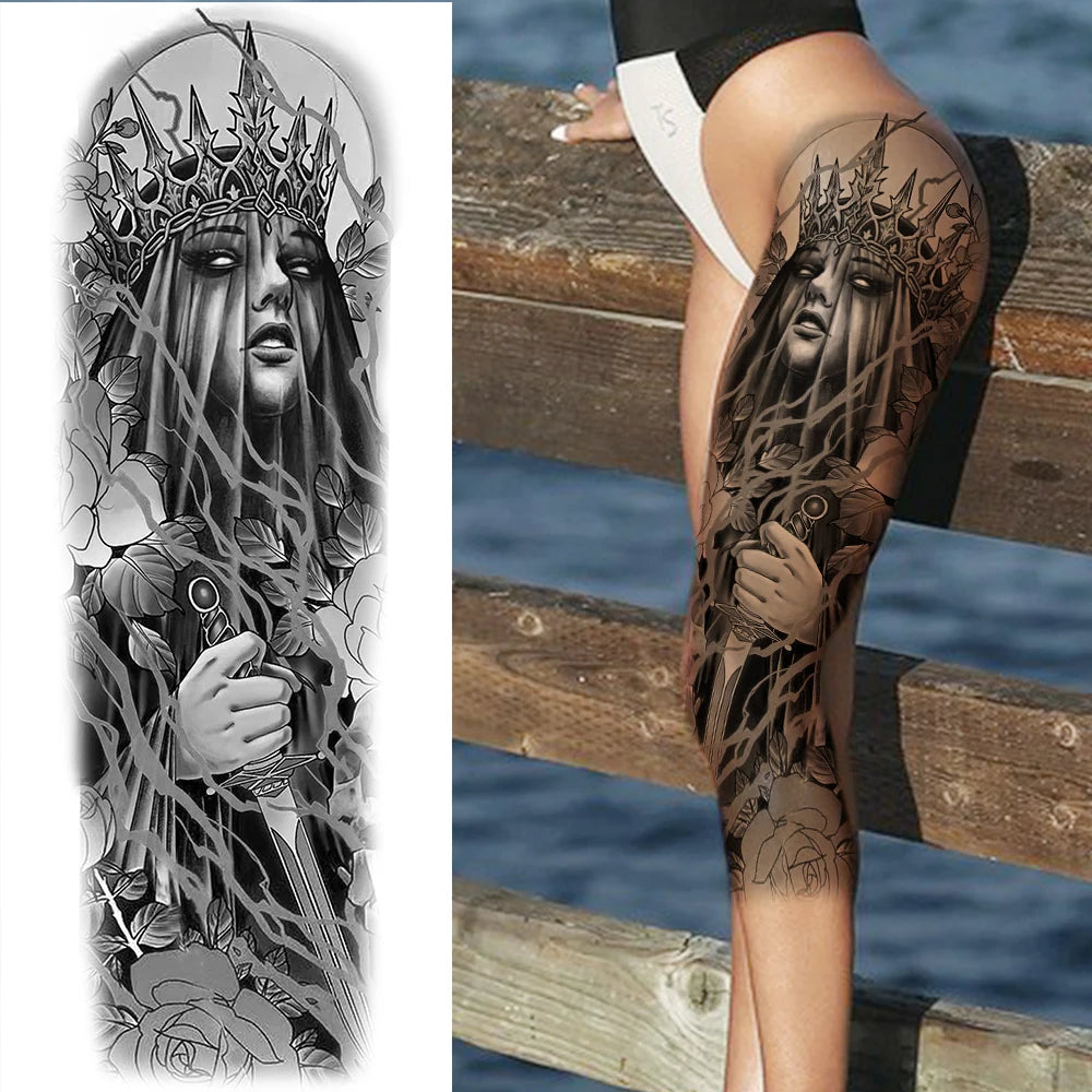 Full Arm Tijdelijke Tattoo Sleeves – Realistische Fake Tattoos voor Mannen & Vrouwen