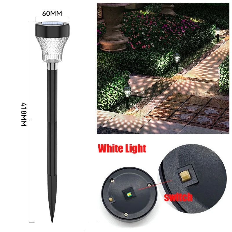 Solar Buitenlampen – Waterdichte Tuinverlichting Zonne-energie | Decoratief LED Licht voor Pad, Tuin & Terras