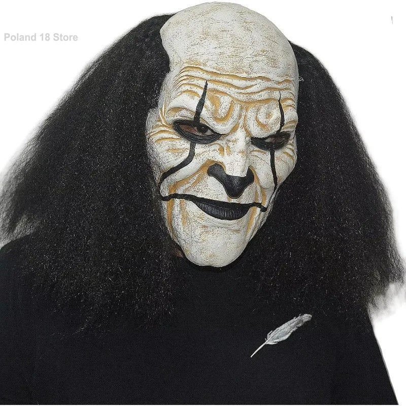 Eng Volwassen Clownmasker – Griezelig Joker Halloween Masker | Latex Cosplay & Feestaccessoire

Maak je Halloween of cosplay compleet met dit angstaanjagende volwassen clownmasker geïnspireerd op de Joker. Gemaakt van hoog