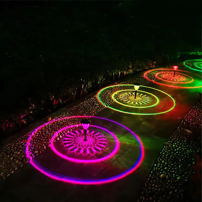 Solar Buitenlampen – Waterdicht | RGB Kleurverandering  Automatisch Aan/Uit | Tuin-, Pad- & Landschapsverlichting