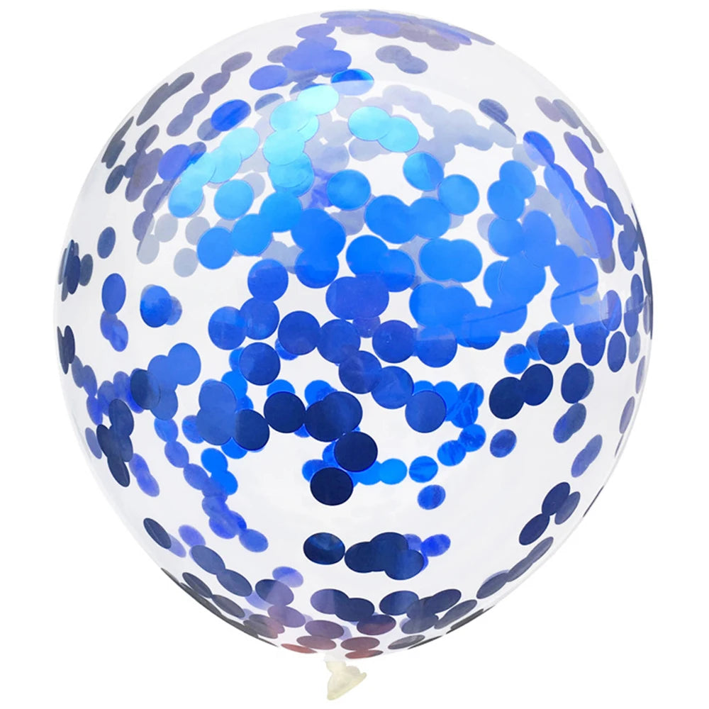 10/20 stuks Gouden Confetti Ballonnen – 12 inch – Zwart, Goud & Transparant met Glitters – Voor bruiloft, afstuderen, verjaardag of feestdecoratie