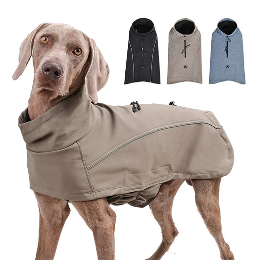 Waterdichte Hondenjas voor Grote Honden – Flexibel, Warm & Reflecterend
Softshell Buitenjas met Zachte Fleece Voering