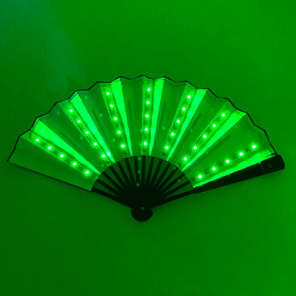 13 inch Oplaadbare LED Waaier – Kleurrijk, Opvallend & Perfect voor Feestjes!