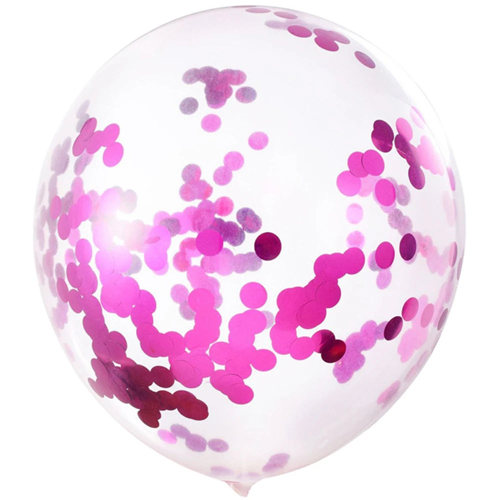 10/20 stuks Gouden Confetti Ballonnen – 12 inch – Zwart, Goud & Transparant met Glitters – Voor bruiloft, afstuderen, verjaardag of feestdecoratie