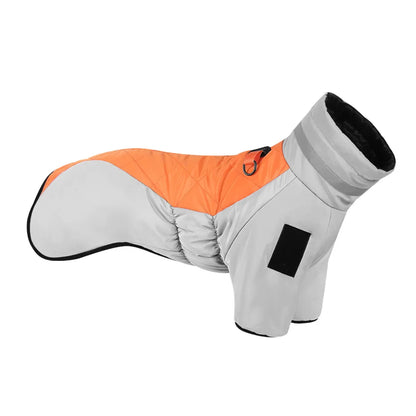 Winter Warme Hondenjas – Waterdicht, Reflecterend & Hoge Kraag
Perfect voor Middelgrote en Grote Honden zoals de Golden Retriever