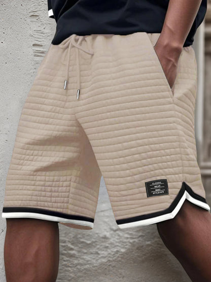 Heren Athletic Sweat Shorts – Stretch, Ademend & Casual  Waffle Stoffen Sportshort | Ideaal voor Gym, Running & Basketball