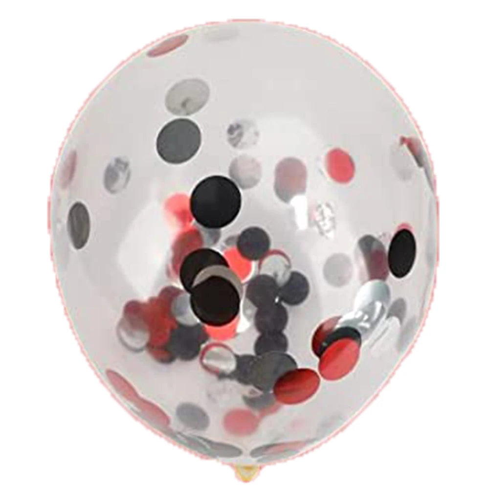 10/20 stuks Gouden Confetti Ballonnen – 12 inch – Zwart, Goud & Transparant met Glitters – Voor bruiloft, afstuderen, verjaardag of feestdecoratie