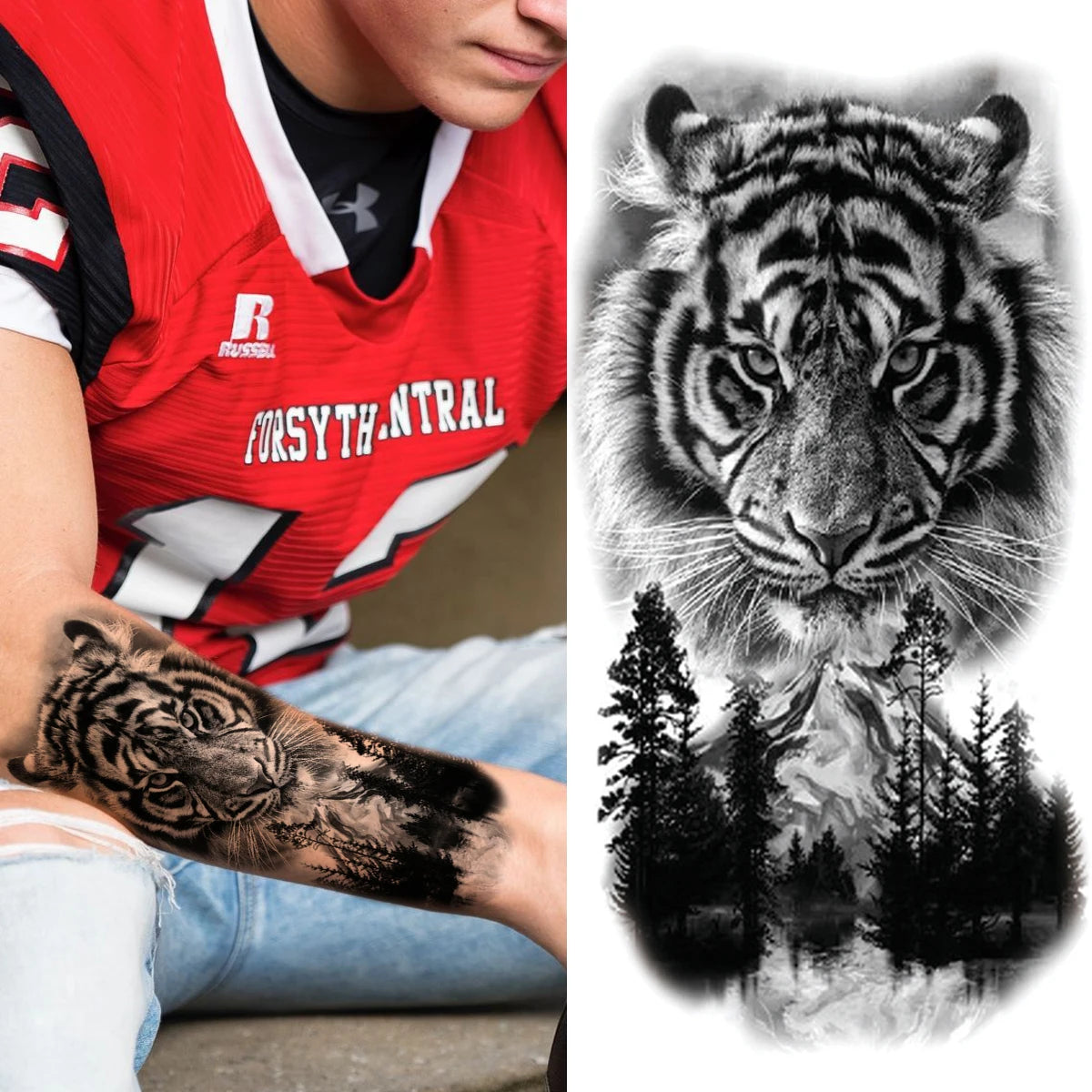 Full Arm Tijdelijke Tattoo Sleeves – Realistische Fake Tattoos voor Mannen & Vrouwen