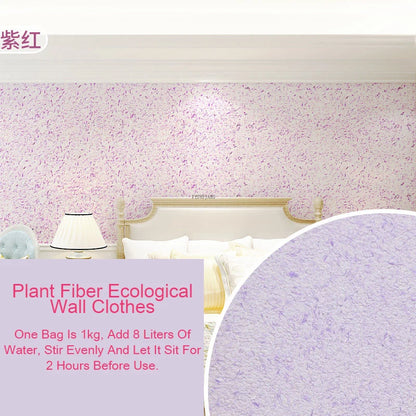 Ecologische Muurcoating van Plantaardige Vezels

Duurzame Wandbekleding | Vloeibare Muursticker | Naadloze Muurafwerking voor Thuis & Interieurdecoratie