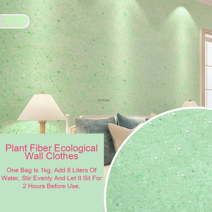 Ecologische Muurcoating van Plantaardige Vezels

Duurzame Wandbekleding | Vloeibare Muursticker | Naadloze Muurafwerking voor Thuis & Interieurdecoratie