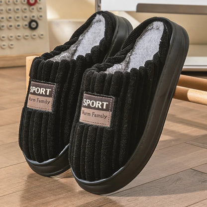 Pmoiste Luxe Herenpantoffels – Warm, Zacht & Comfortabel voor de Winter