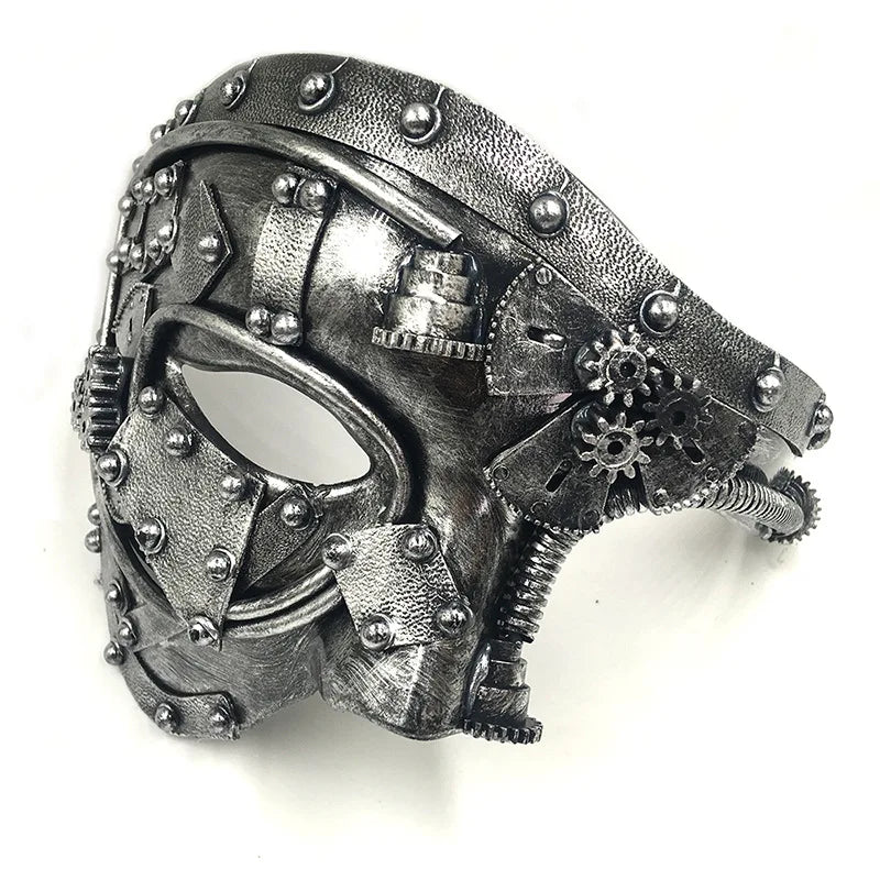 Steampunk Phantom Masker – Halfgelaatsmasker voor Heren | Retro Cosplay & Halloween Accessoire

Trek alle aandacht op je volgende feest of cosplay-evenement met dit mysterieuze steampunk phantom masker. Het halfgelaatsontwe