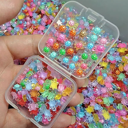 Mini Resin Schildpad Figuren – Gloeien in het Donker voor Mini Landschappen