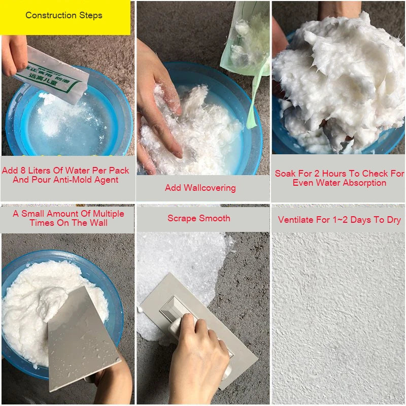 Ecologische Muurcoating van Plantaardige Vezels

Duurzame Wandbekleding | Vloeibare Muursticker | Naadloze Muurafwerking voor Thuis & Interieurdecoratie