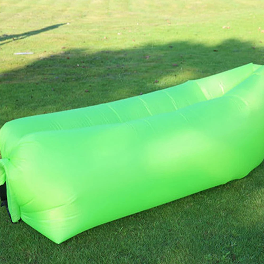 Opblaasbare Lounger Luchtbank Hangmat – Opblaasbare Bank voor Camping – Luchtstoel voor Buiten, Strand, Wandelen, Picknicks, Muziekfestivals