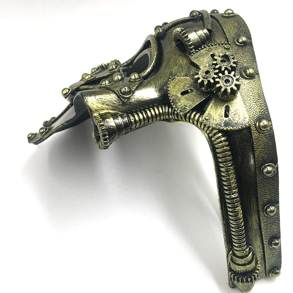 Steampunk Phantom Masker – Halfgelaatsmasker voor Heren | Retro Cosplay & Halloween Accessoire

Trek alle aandacht op je volgende feest of cosplay-evenement met dit mysterieuze steampunk phantom masker. Het halfgelaatsontwe