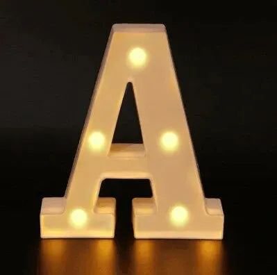 LED Tafellamp – 26 Engelse Letters Kleurrijke Verlichting voor Feest, Bruiloft, Verjaardag & Speciale Momenten