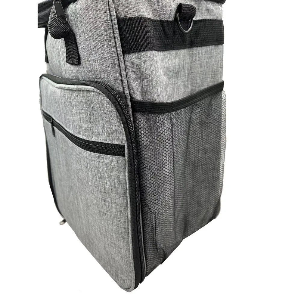 Huisdier Reistas & Organizer – Airline Approved  Rugzak/Tote met Meerdere Vakken | Voor Weekendtrips & Outdoor Reizen