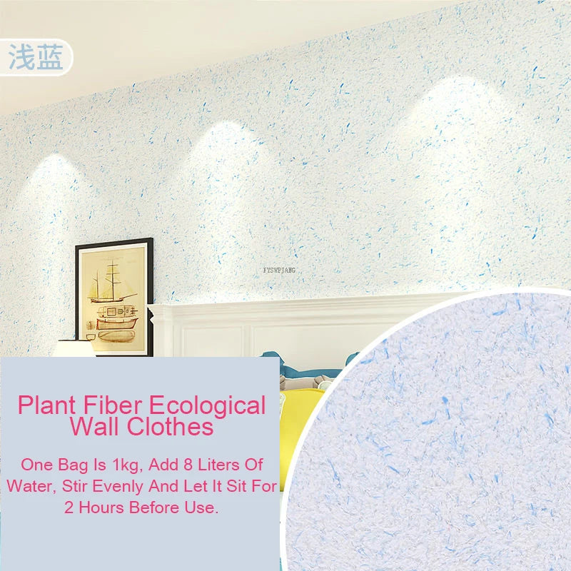 Ecologische Muurcoating van Plantaardige Vezels

Duurzame Wandbekleding | Vloeibare Muursticker | Naadloze Muurafwerking voor Thuis & Interieurdecoratie