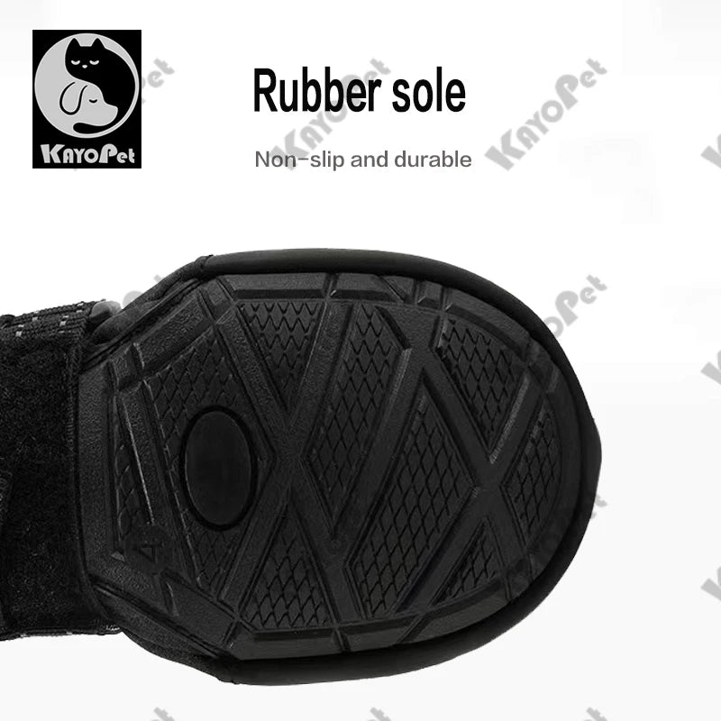 KAYO Waterdichte Honden­schoenen – Antislip & Reflecterend, Perfect voor Elk Avontuur!