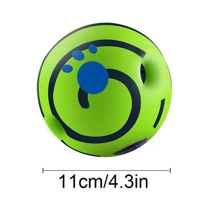 Hondenspeelgoed – Wobble Wag Giggle Bal – Maakt Grappige Geluiden bij Rollen of Schudden – Stimuleert de Aandacht van de Hond