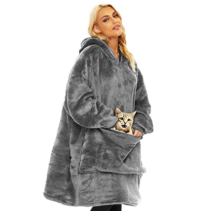 Dikke Flanel Outdoor Hoodie – Warm, Comfortabel & Stijlvol
Lange Mouwen | Zak | Ronde Hals | Voor Dames