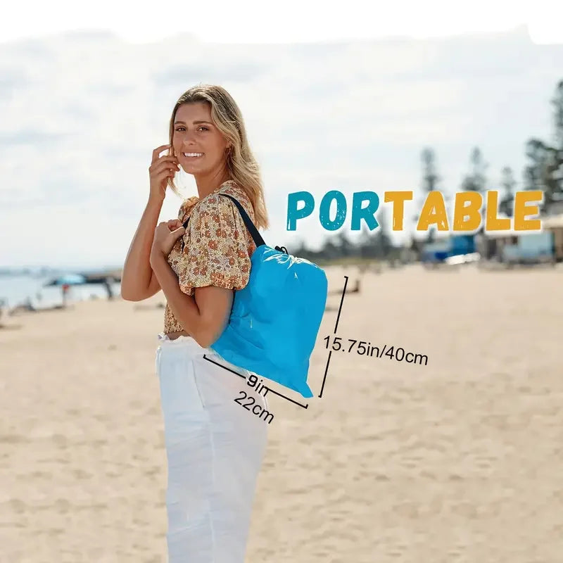 Opblaasbare Lounger Luchtbank Hangmat – Opblaasbare Bank voor Camping – Luchtstoel voor Buiten, Strand, Wandelen, Picknicks, Muziekfestivals