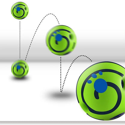 Hondenspeelgoed – Wobble Wag Giggle Bal – Maakt Grappige Geluiden bij Rollen of Schudden – Stimuleert de Aandacht van de Hond