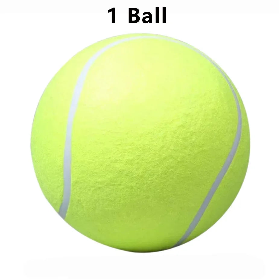 7/9,5 Inch Reusachtige Tennisbal – Opblaasbaar Hondenspeelgoed voor Training – 24 cm Grote Tennisbal met Luchtpomp – Interactief Speelgoed voor Honden