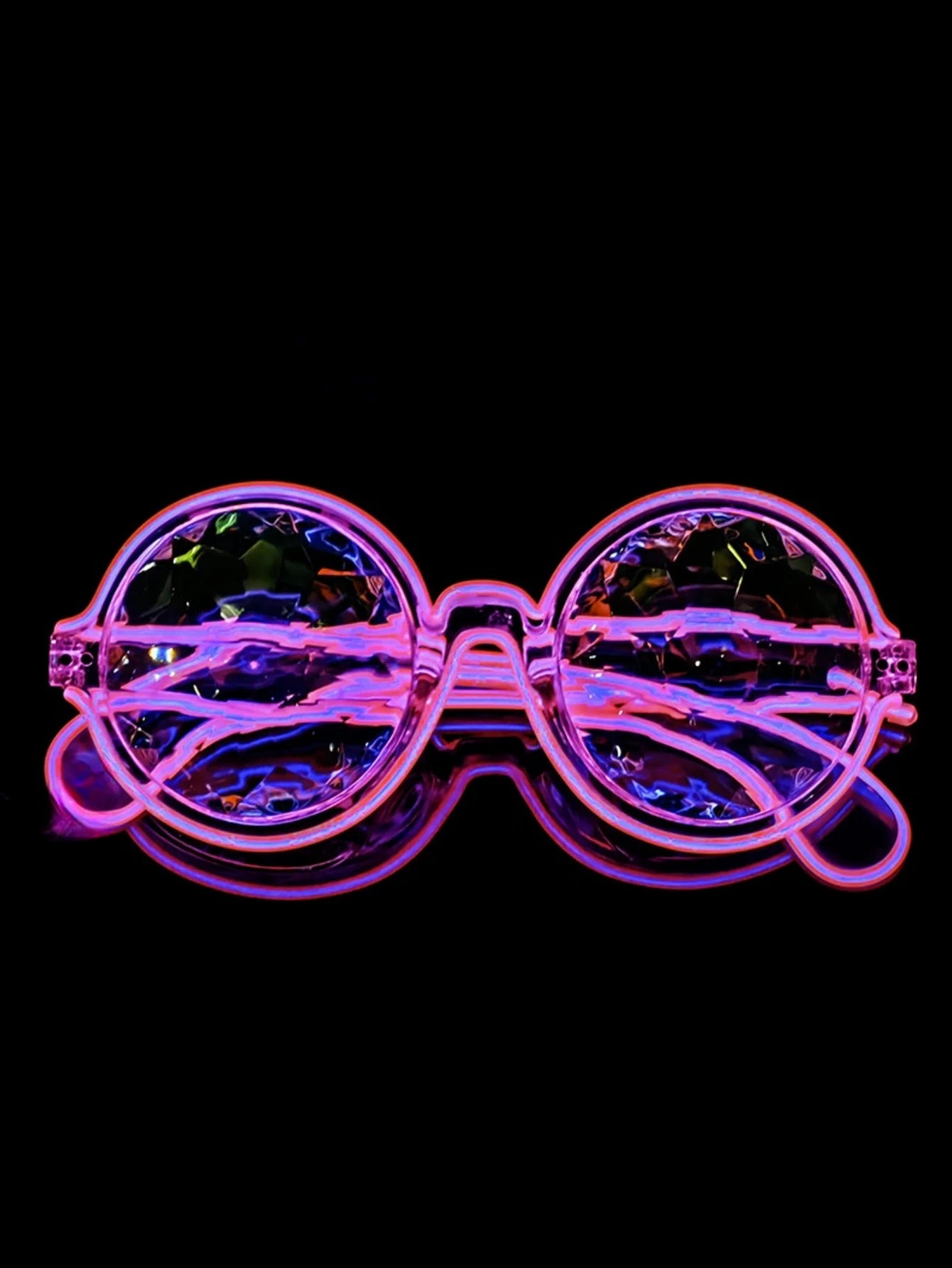 LED Kaleidoscoop Luminous Bril – Futuristische Disco Party Glasses

Glow Effect | Voor Rave, KTV, Club, Feest & Dansoptredens