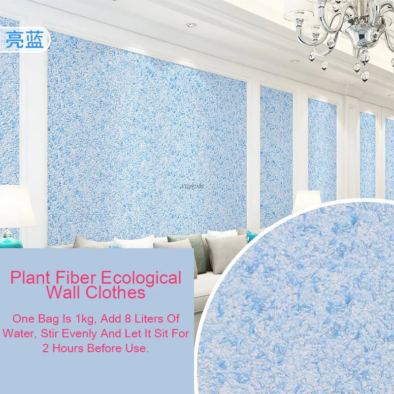 Ecologische Muurcoating van Plantaardige Vezels

Duurzame Wandbekleding | Vloeibare Muursticker | Naadloze Muurafwerking voor Thuis & Interieurdecoratie