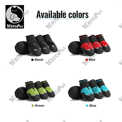 KAYO Waterdichte Honden­schoenen – Antislip & Reflecterend, Perfect voor Elk Avontuur!