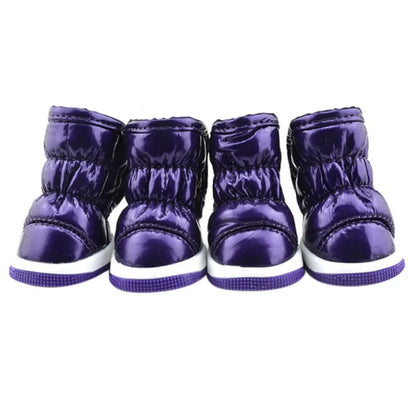 4-delige Set Honden­schoentjes – Antislip, Ademend & Reflecterend!