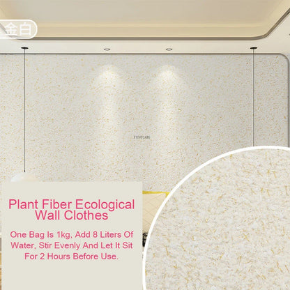 Ecologische Muurcoating van Plantaardige Vezels

Duurzame Wandbekleding | Vloeibare Muursticker | Naadloze Muurafwerking voor Thuis & Interieurdecoratie