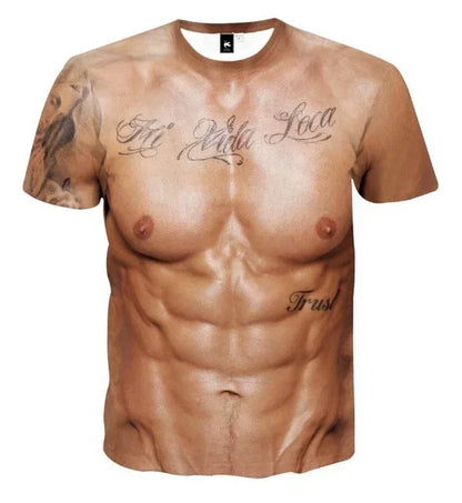Muscle 3D T-shirt – Spier Tattoo Print | Casual Zomer T-shirt voor Mannen

Laat je spierballen spreken met dit opvallende 3D T-shirt met realistische spier tattoo print! Perfect voor zomer, strand of vakantie, dit korte mou