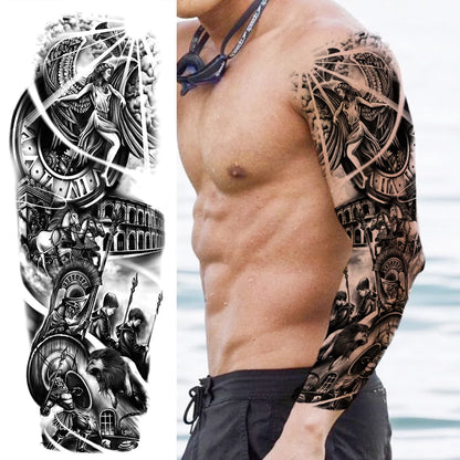 Full Arm Tijdelijke Tattoo Sleeves – Realistische Fake Tattoos voor Mannen & Vrouwen