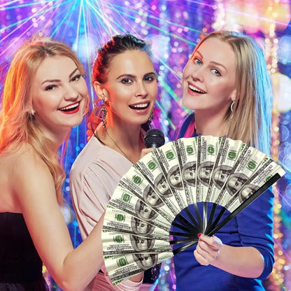 33cm Grote Opvouwbare Rave Waaier

Chinees/Japans Design | Reflecterend & Kleurrijk Gradient | Voor Festivals, Dans & Party