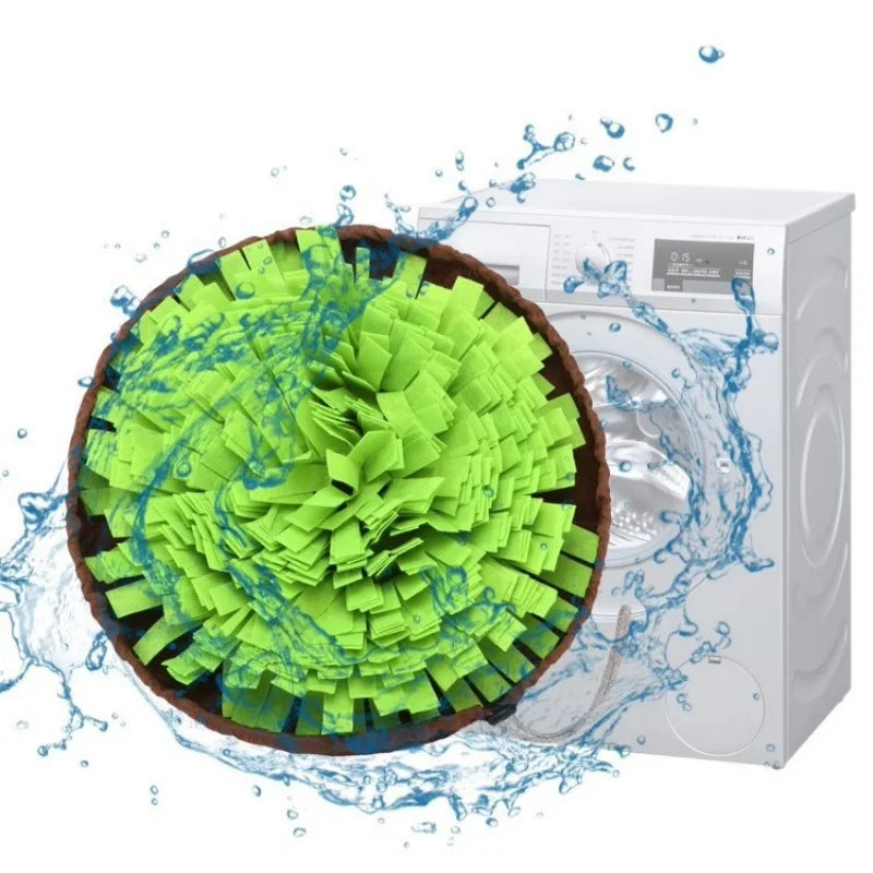 Wasbare Viltachtige Snuffelmat voor Huisdieren – Opvouwbare Slowfeeder Mat – Hondenspeelgoed voor Training en Langzaam Voeren