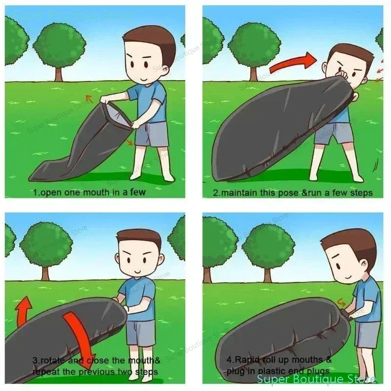 Snelle Opblaasbare Vouwwaaier Lounger – Opblaasbare Luchtbank voor Lui Ontspannen Buiten – Lagen Sofa Meubilair – Enkele Sofa’s voor Thuisontspanning