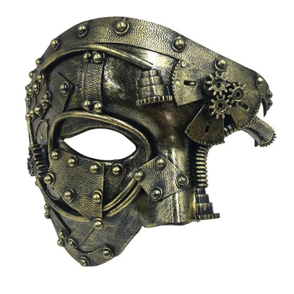 Steampunk Phantom Masker – Halfgelaatsmasker voor Heren | Retro Cosplay & Halloween Accessoire

Trek alle aandacht op je volgende feest of cosplay-evenement met dit mysterieuze steampunk phantom masker. Het halfgelaatsontwe