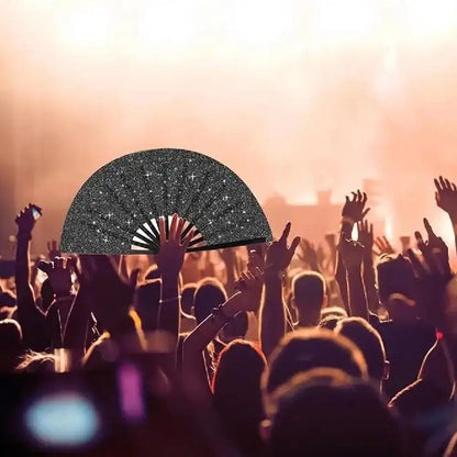 13-Inch Glitter Kung Fu Handwaaier – Traditioneel Bamboeraam met Decoratieve Stof – Opvouwbare Waaier in Chinese Stijl – Voor Feesten
CLACK waaier