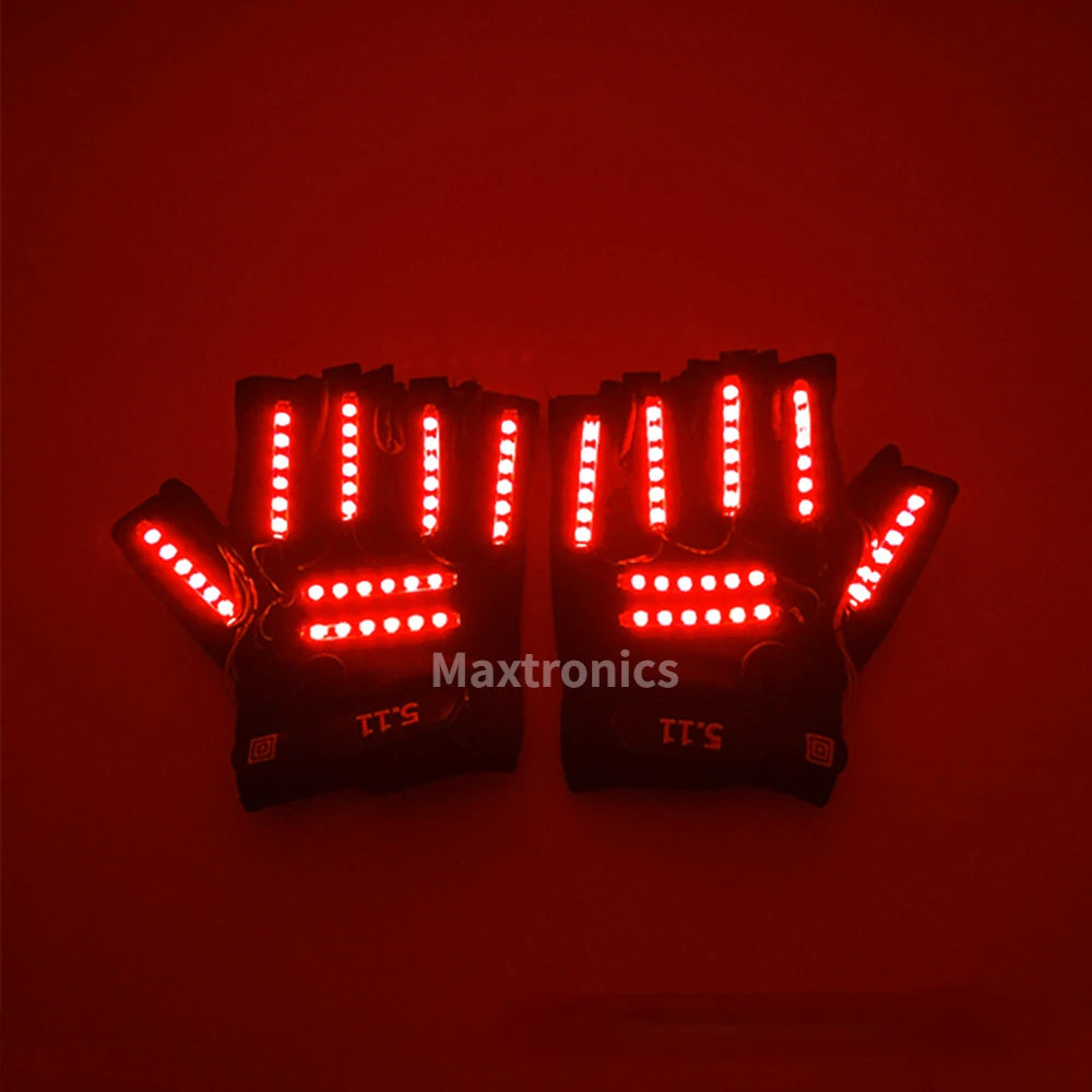 LED Cosplay Handschoenen – 6 Kleuren Lichtshow aan je Handen!