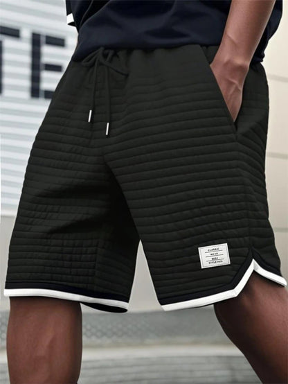 Heren Athletic Sweat Shorts – Stretch, Ademend & Casual  Waffle Stoffen Sportshort | Ideaal voor Gym, Running & Basketball
