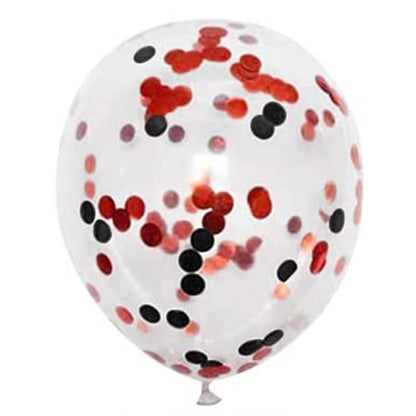 10/20 stuks Gouden Confetti Ballonnen – 12 inch – Zwart, Goud & Transparant met Glitters – Voor bruiloft, afstuderen, verjaardag of feestdecoratie