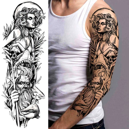 Full Arm Tijdelijke Tattoo Sleeves – Realistische Fake Tattoos voor Mannen & Vrouwen